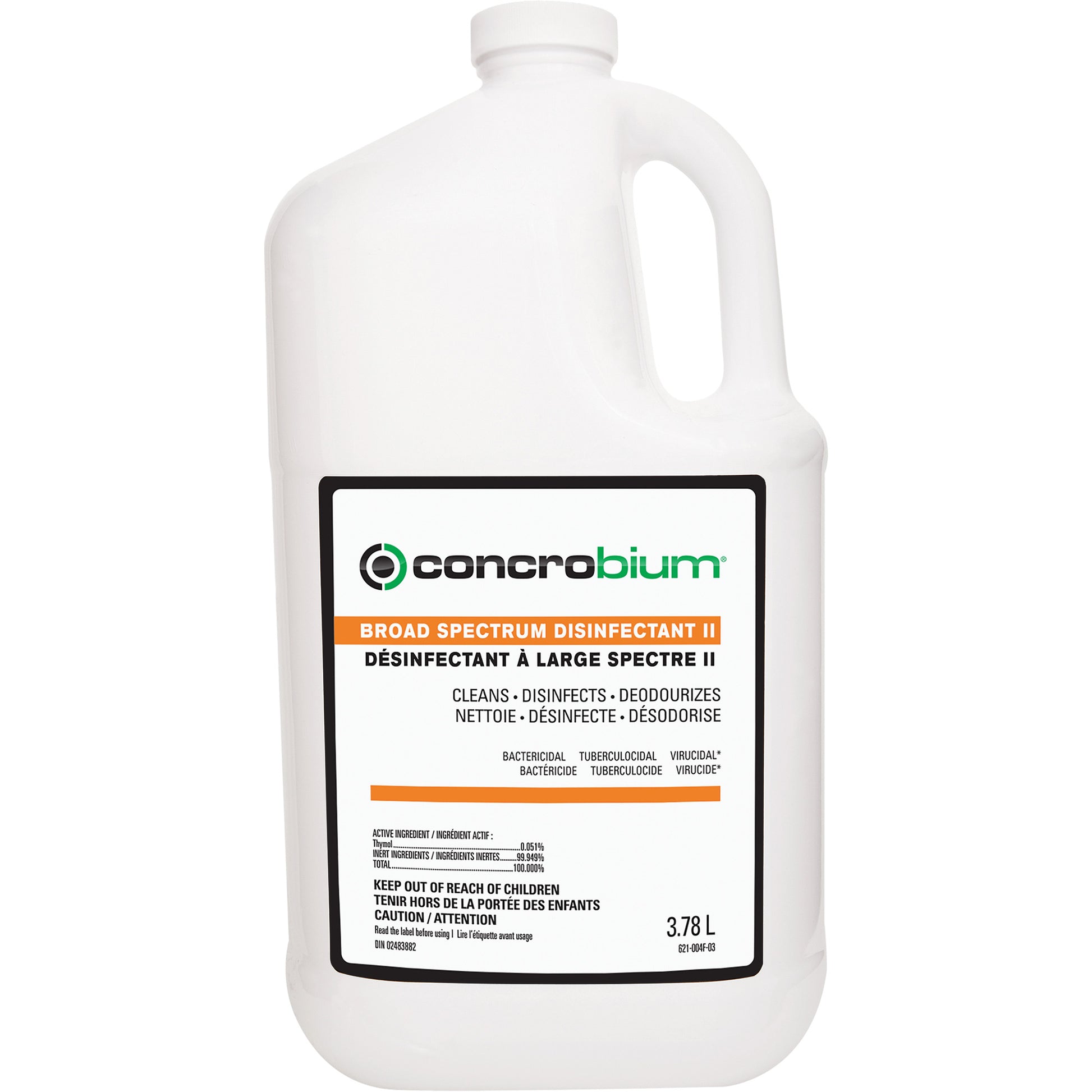 Broad Spectrum Disinfectant II, 3.78 L, Jug