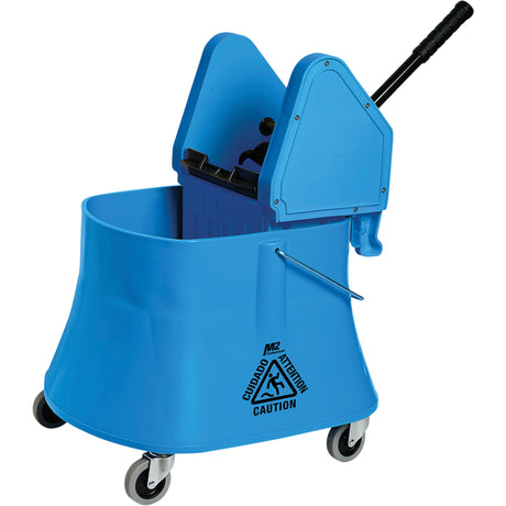 Champ™ Bucket & Wringer Combo, Down Press, 7.5 US Gal. (30 Quarts), Blue