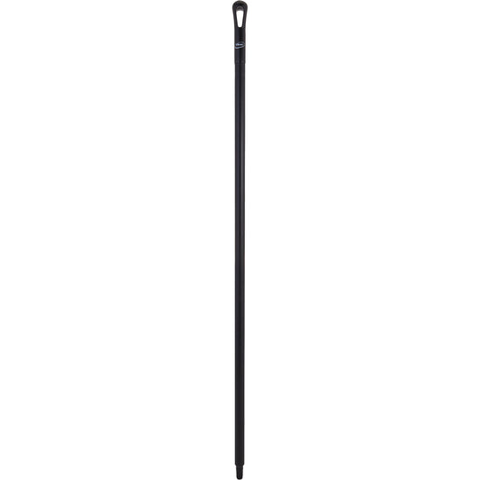 Ultra Hygiene Handle, Broom/Brush/Scraper/Squeegee, Black, Ergonomic, 59" L