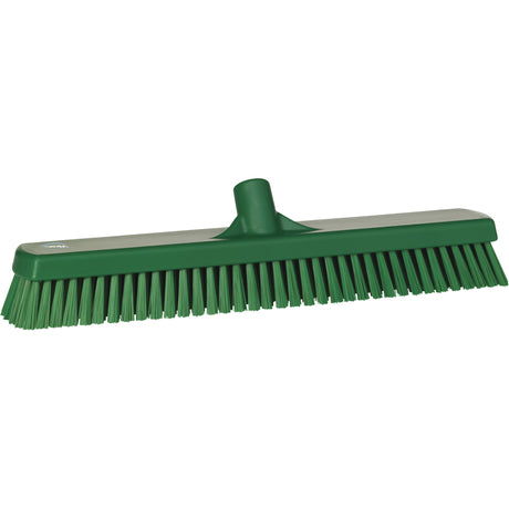 Deck & Wall Scrub Brush, Stiff Bristles, 19", Polyester, Green
