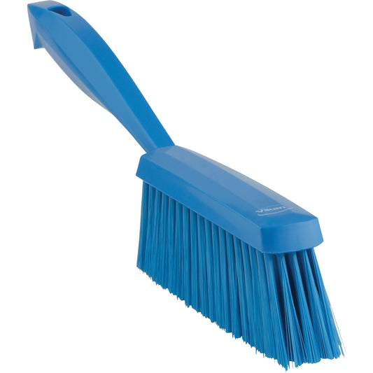 Bench Brush, Soft Bristles, 13" Long, Blue