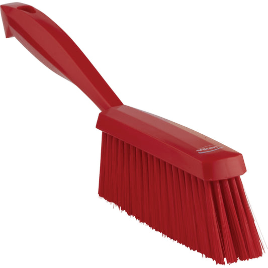 Bench Brush, Soft Bristles, 13" Long, Red