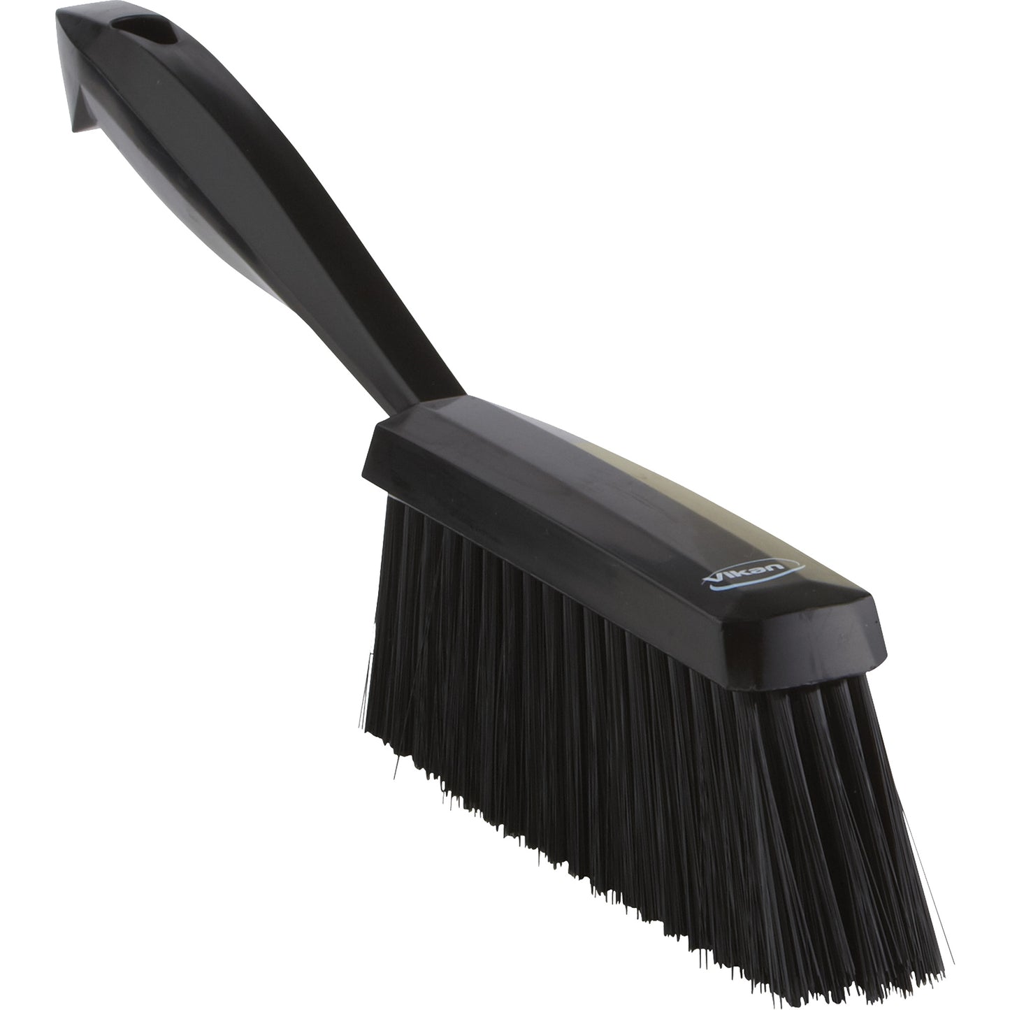 Bench Brush, Soft Bristles, 13" Long, Black