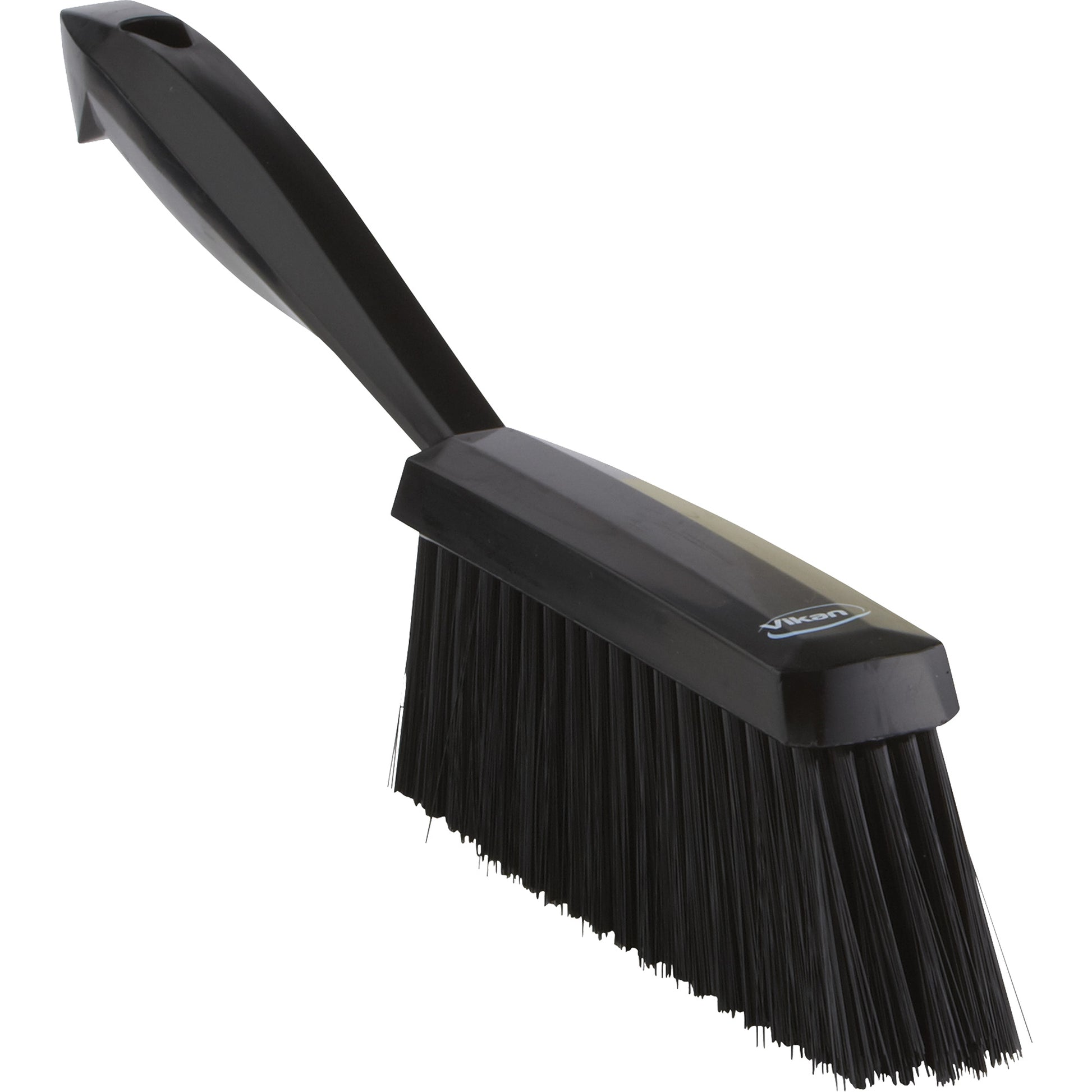 Bench Brush, Soft Bristles, 13" Long, Black