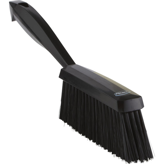 Bench Brush, Soft Bristles, 13" Long, Black