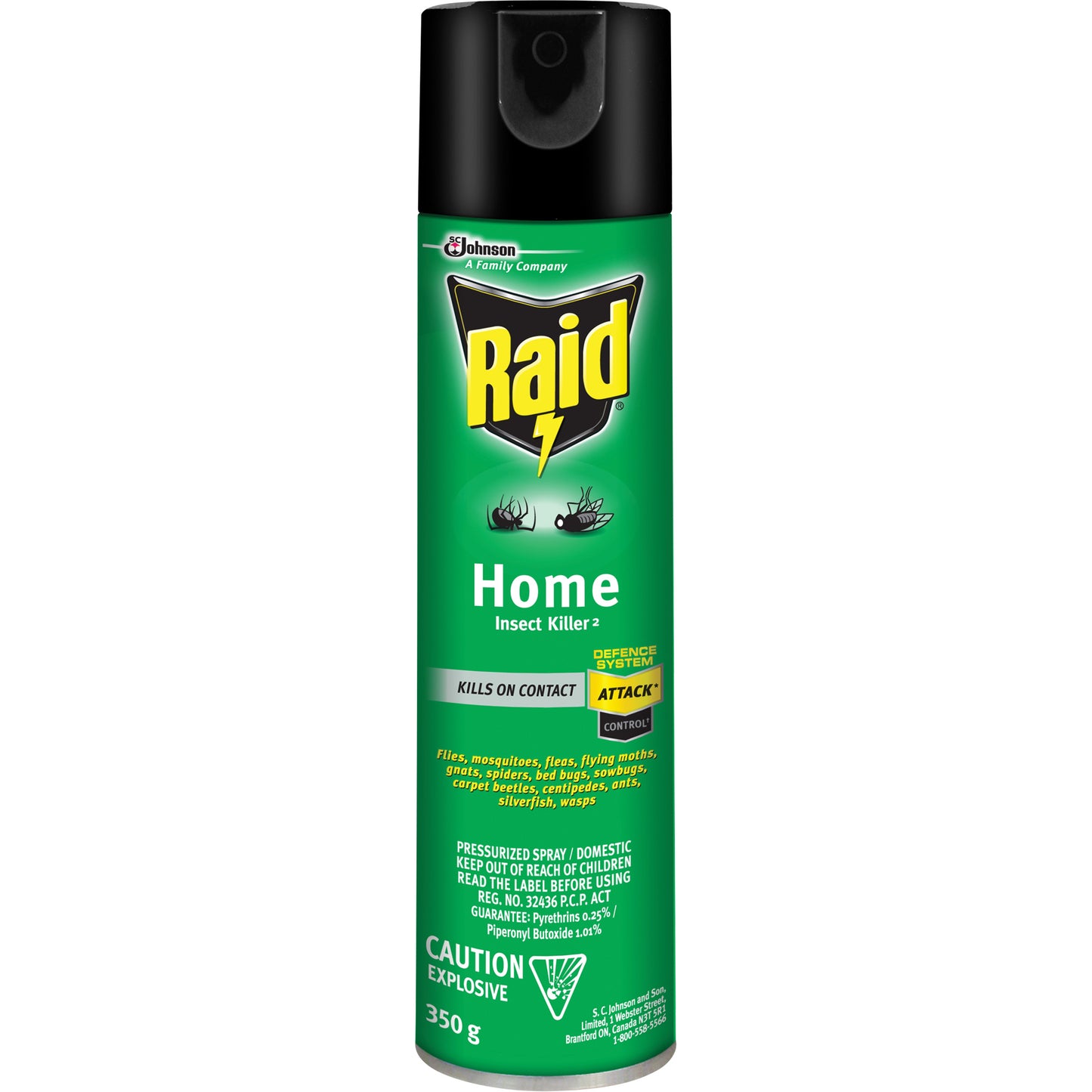 Raid® Home Insect Killer, 350 g, Solvent Base