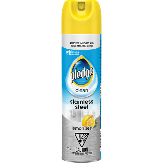 Pledge® Stainless Steel Cleaner, 275 g, Aerosol Can