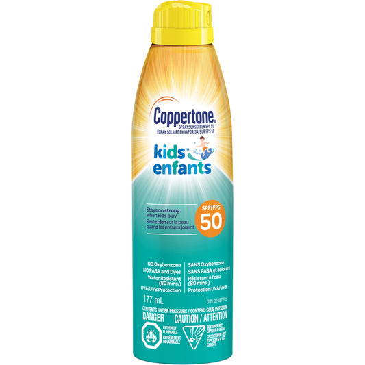 Coppertone Kids™ Water Resistant Sunscreen, SPF 50, Aerosol
