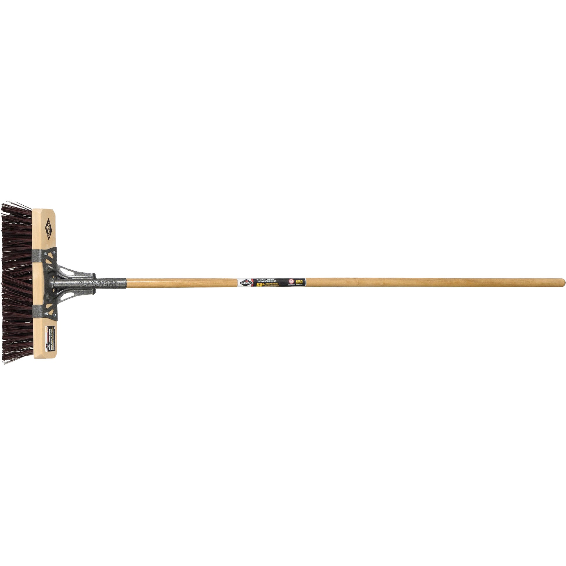 Street Broom, 18", X-Coarse, Synthetic Bristles