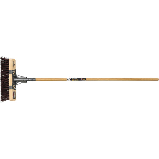 Street Broom, 18", X-Coarse, Synthetic Bristles