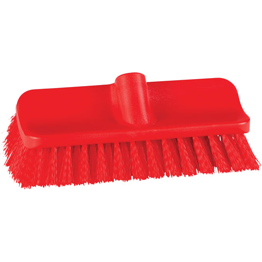 ColorCore High-Low Brush, Stiff Bristles, 10" Long, Red