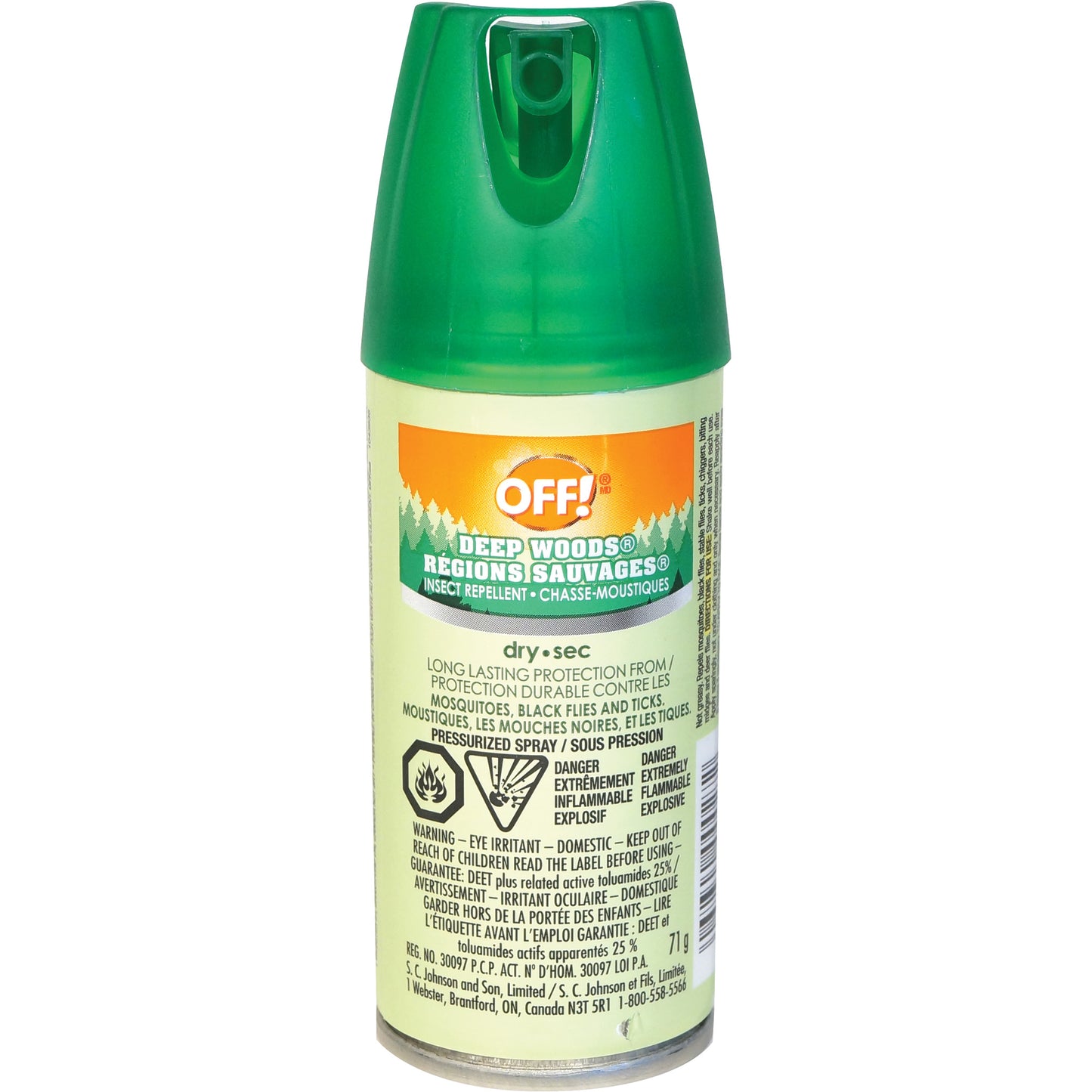 SC Johnson OFF! Deep Woods® Insect Repellent, 25% DEET, Spray, 100 ml
