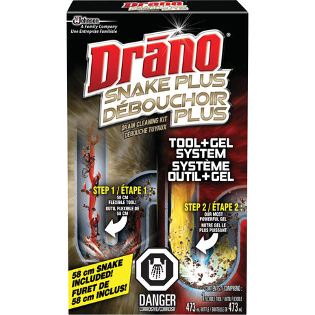 Drano® Gel & Snake Tool Drain Cleaner Kit