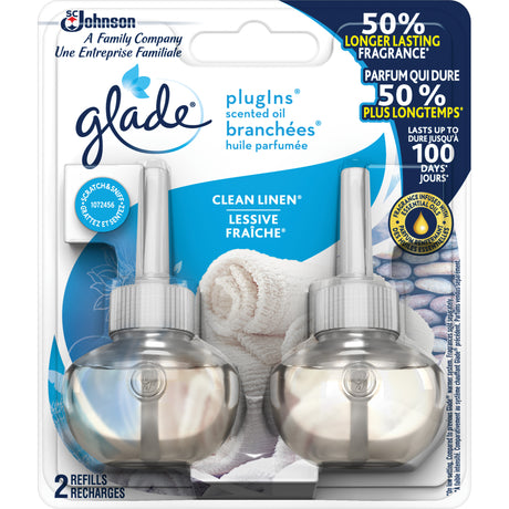 Glade® PlugIns® Scented Oil Refills, Clean Linen®, Cartridge