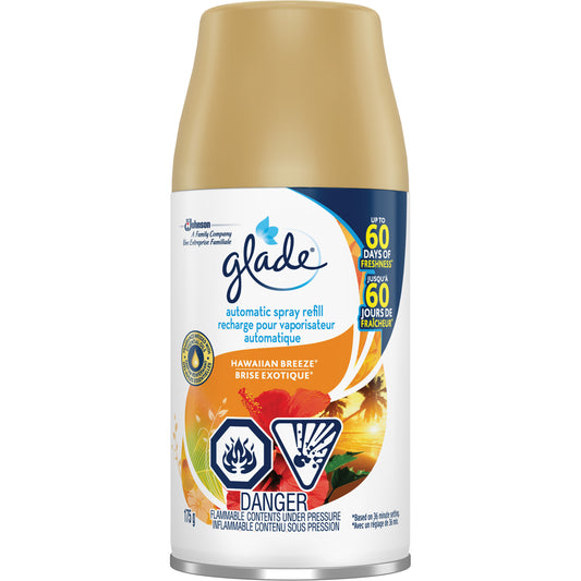Glade® Automatic Spray Air Freshener Refill, Hawaiian Breeze®, Cartridge