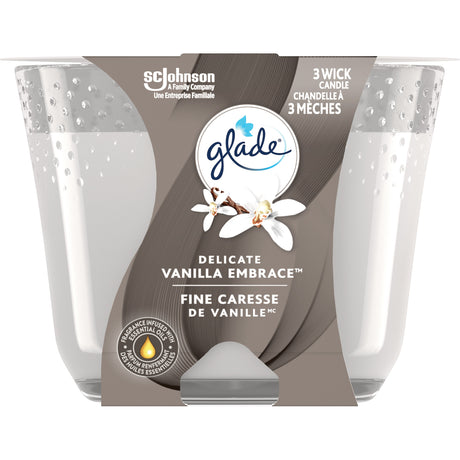 Glade® 3-Wick Candle, Delicate Vanilla Embrace™