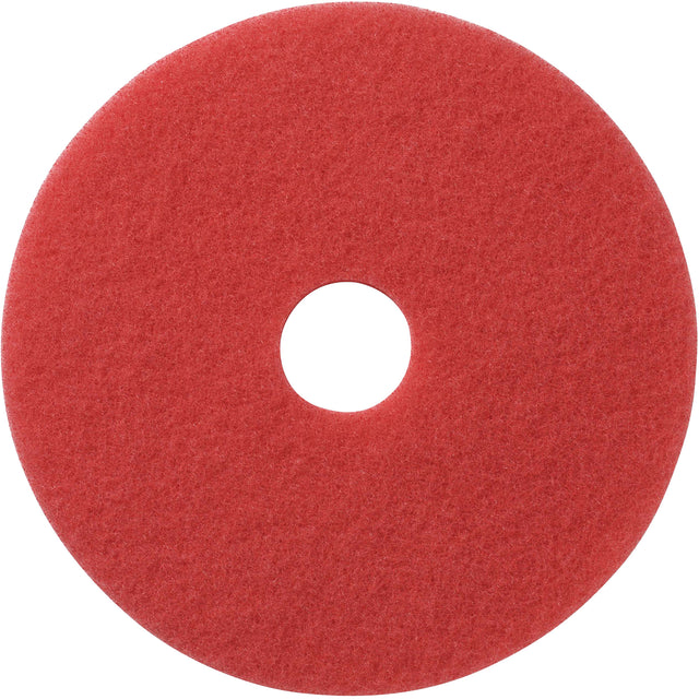 Floor Pads, 19", Buffing, Red