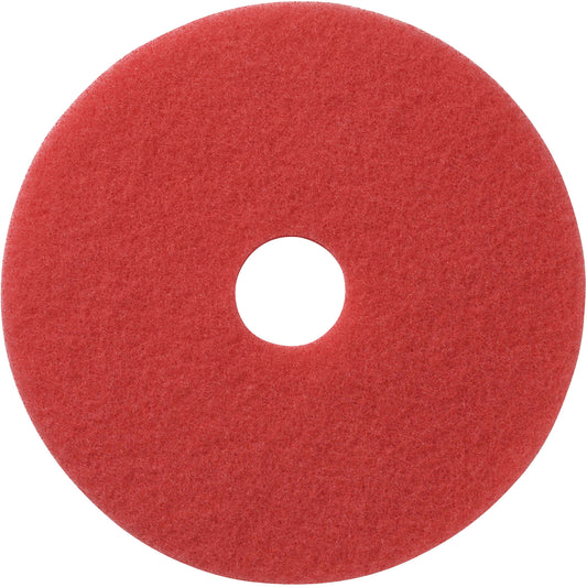 Floor Pads, 13", Buffing, Red