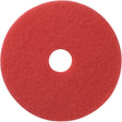 Floor Pads, 15", Buffing, Red