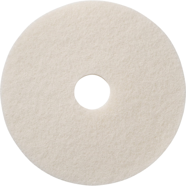 Floor Pads, 16", Polish, White