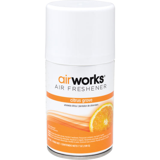 AirWorks® Metered Air Fresheners, Citrus Grove, Aerosol Can