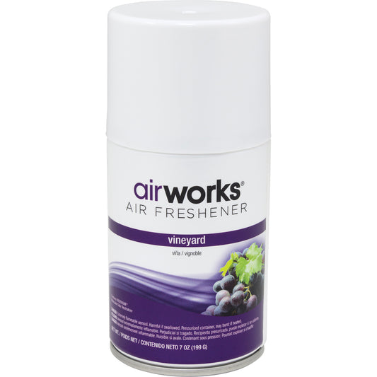 AirWorks® Metered Air Fresheners, Vineyard, Aerosol Can