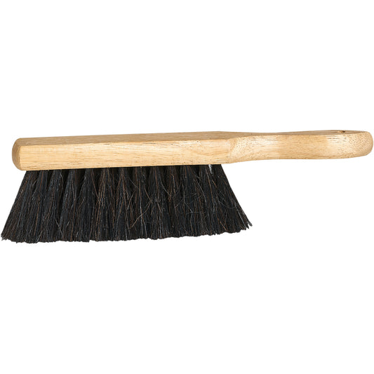 Wood Block Cleaning Brush, 12-3/4" L, Horse Hair Bristles, Black