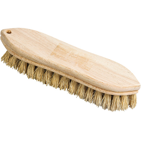 Pointed Hand Scrubber, 9" L, Tampico Bristles, White
