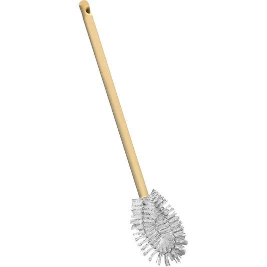 HD Toilet Brush with Wire Centre, 20" L, Polypropylene Bristles, Yellow