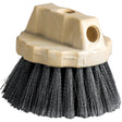 Flagged Window Brush, 5" L, Polypropylene Bristles, Grey