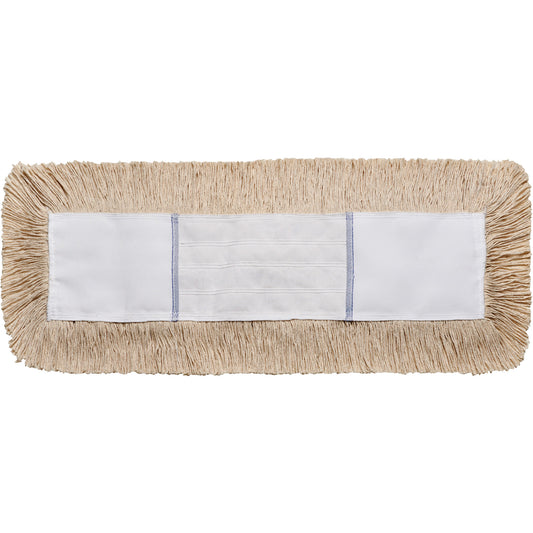 Dust Mop, Slip On Style, Cotton, 36" L x 5" W