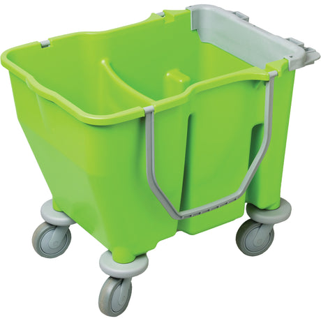 Double Mop Bucket with Wringer, 3.75 US Gal. (60 qt.) Capacity, Green