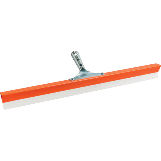 Ridged Chemical-Resistant Floor Squeegee, 24", Straight Blade