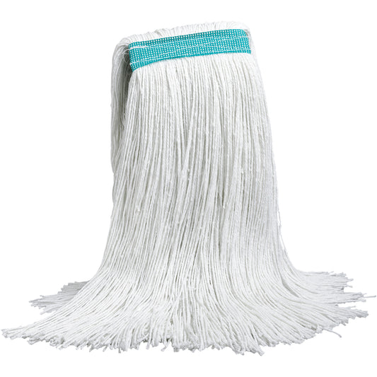 HardString Finisher Mop, Floor Finishing, Rayon, 24 oz., Cut Style