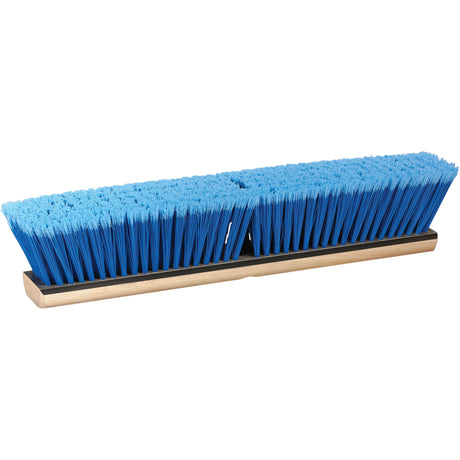 Flagged Push Broom Head, 36", Fine, PVC Bristles
