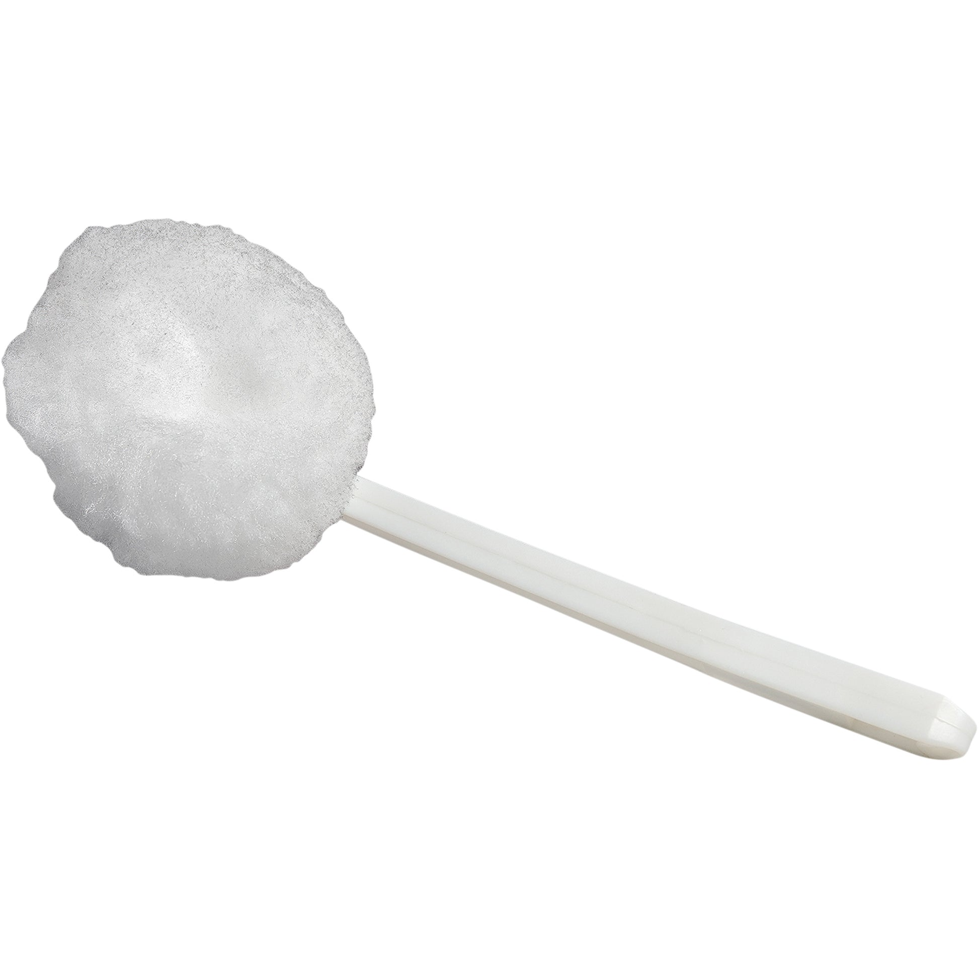 Bowl Swab Cleaning Brush, 12" L, Acrylic Bristles, White
