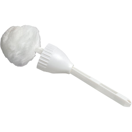 Cleaning Swab with Cup, 14-1/2" L, Acrylic Bristles, White
