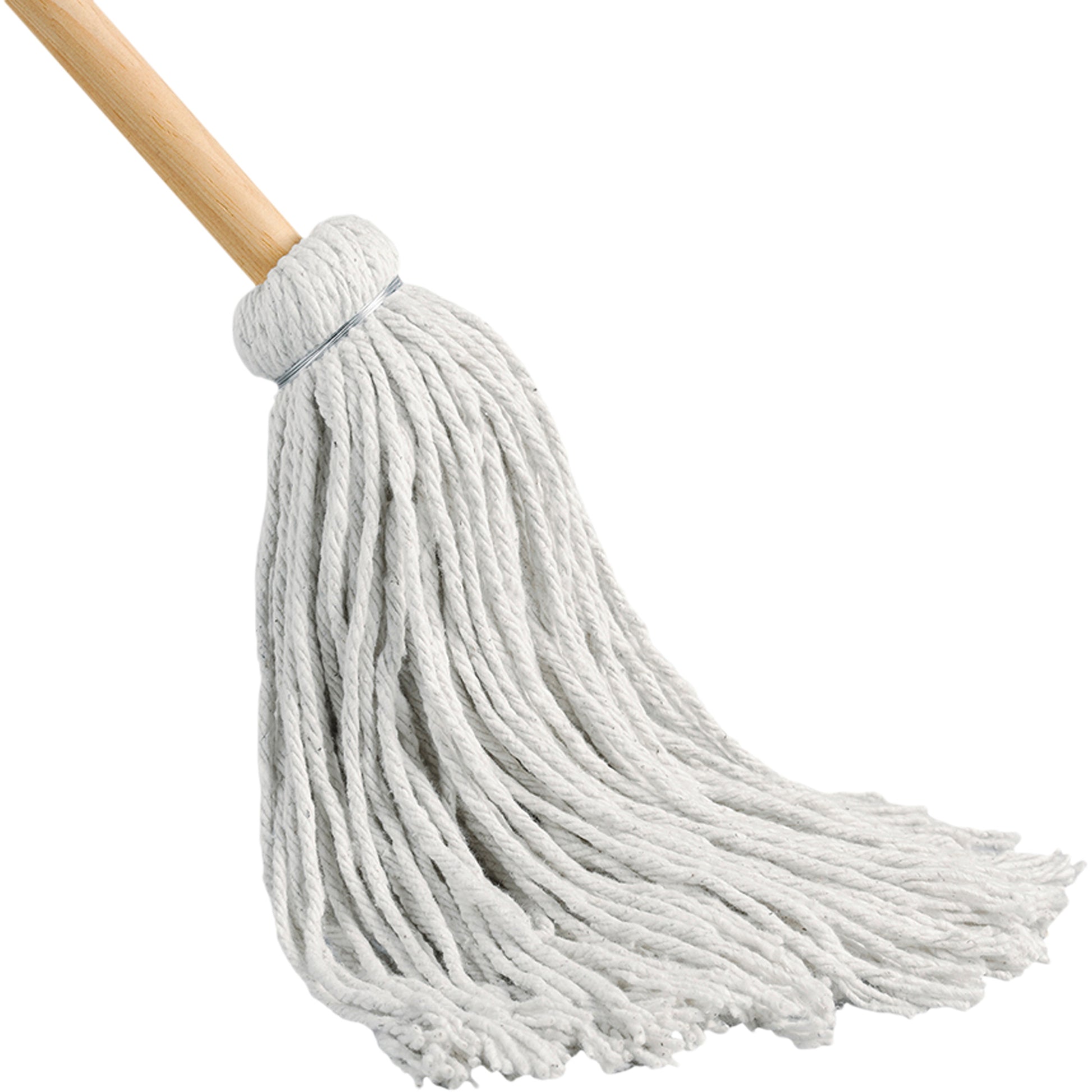 Yacht Mop with Handle, Cotton, 12 oz., Cut Style