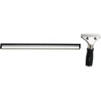 Window Squeegee with Handle, 14", Rubber, Stainless Steel Frame