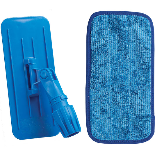 Wall Washing Mop & Frame, Microfibre, 11" L x 10" W