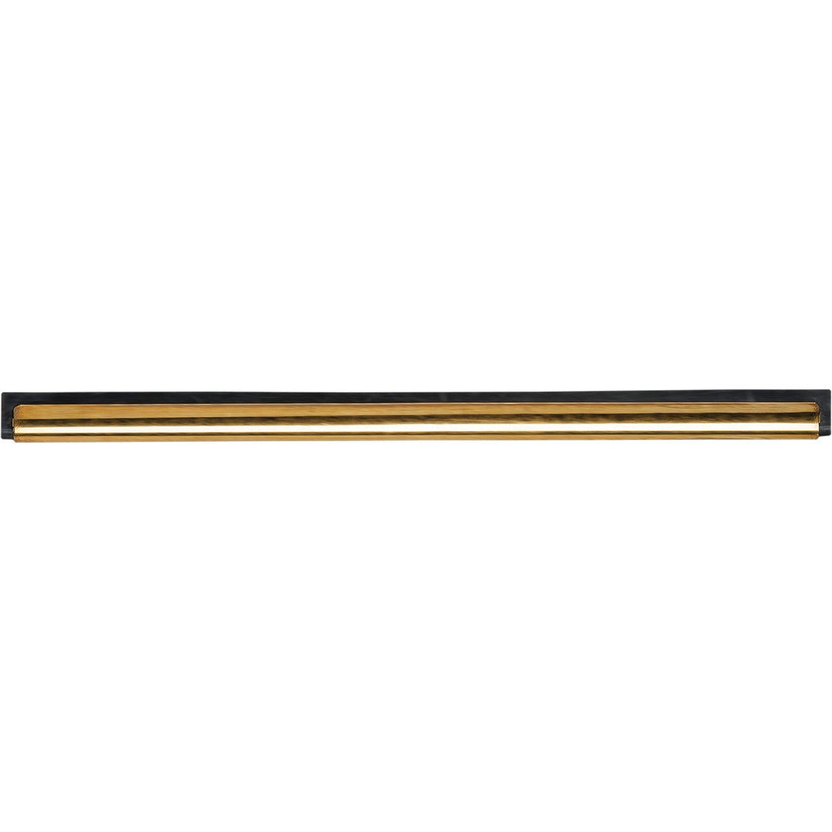Window Squeegee Channel and Rubber, 18", Rubber, Brass Frame