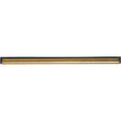 Window Squeegee Channel and Rubber, 12", Rubber, Brass Frame