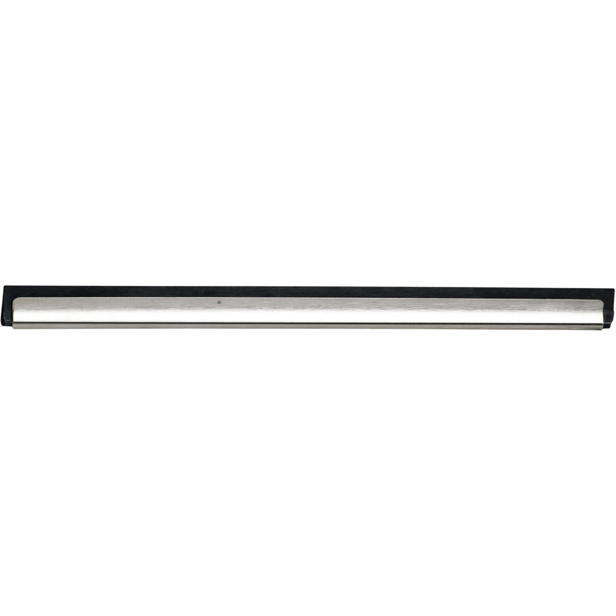 Window Squeegee Channel and Rubber, 12", Rubber, Stainless Steel Frame