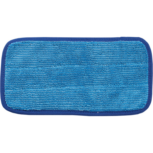 Dust Mop Pad, Hook and Loop Style, Microfibre, 10" L x 5-1/2" W