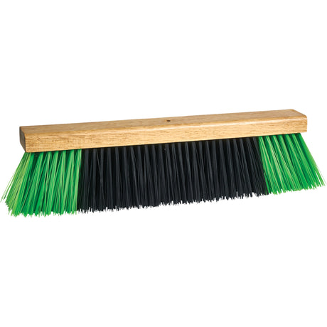 Bulldog Push Broom Head, 18", Coarse, PVC Bristles