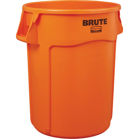 Brute® High Visibility Vented Container, Plastic, 44 US gal.