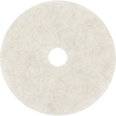 Natural Blend Pad, 20", Burnishing, White