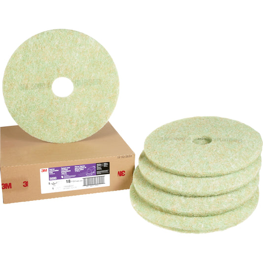 Floor Pad, 18", Scrubbing, Green