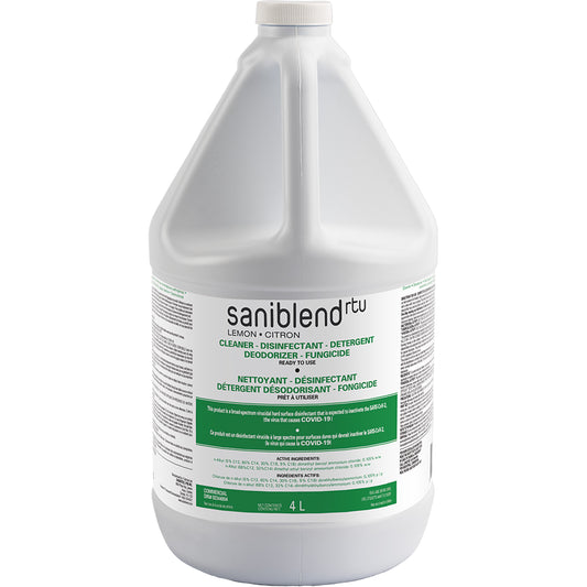SaniBlend™ Ready-To-Use Disinfectant & Sanitizer, 4 L, Jug