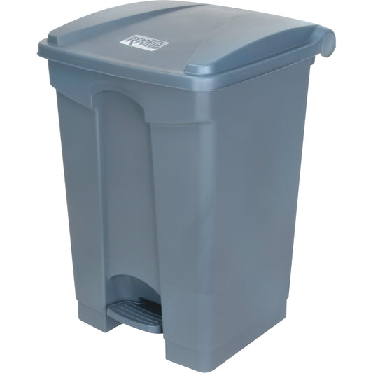 Step-On Garbage Can, Plastic, 12 US gal. Capacity
